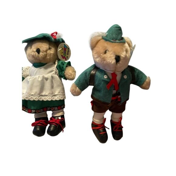 New Sunny Toys Kids Multicolor Boy Girl Teddy Bear German Outfit Plushy Set 9" - Picture 2 of 12